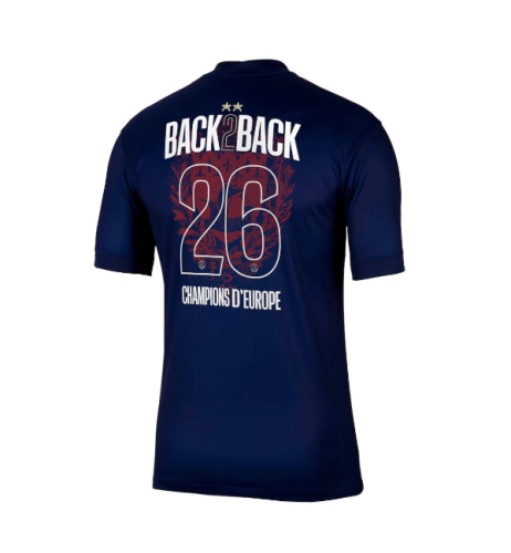 Paris Saint-Germain PSG 2025/2026 home shirt (Back 2 Back special version)