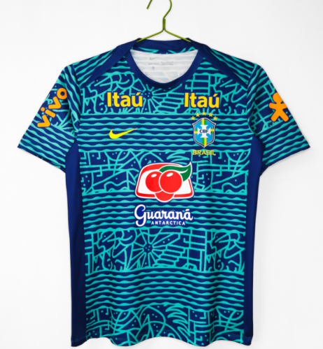 Brazil 2024 tracksuit shirt blue Neymar Jr
