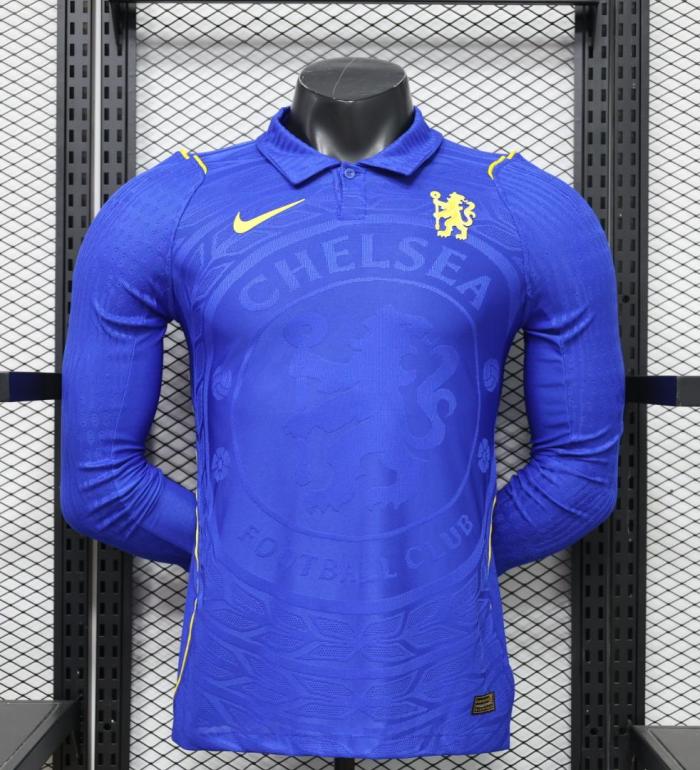 Chelsea 2026/2027 home shirt player version long sleeves