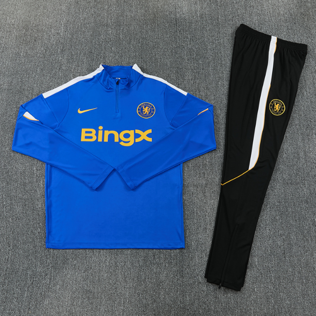 Chelsea 2026/2027 1/4 zipper tracksuit blue