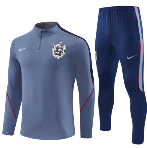 England 2026 1/4 zipper tracksuit grey