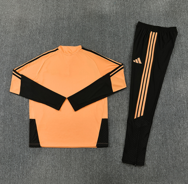Arsenal 2025/2026 1/4 zipper tracksuit orange