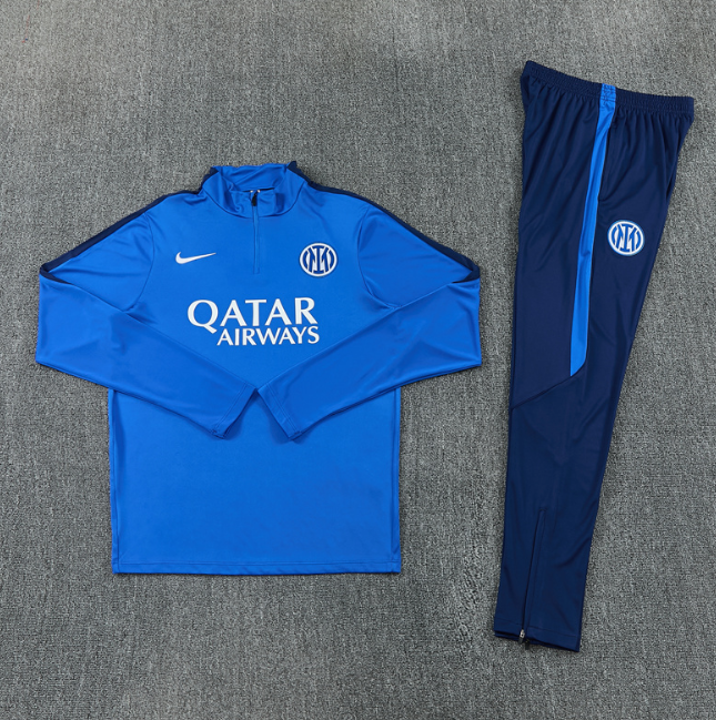Inter Milan 2026/2027 1/4 zipper tracksuit blue
