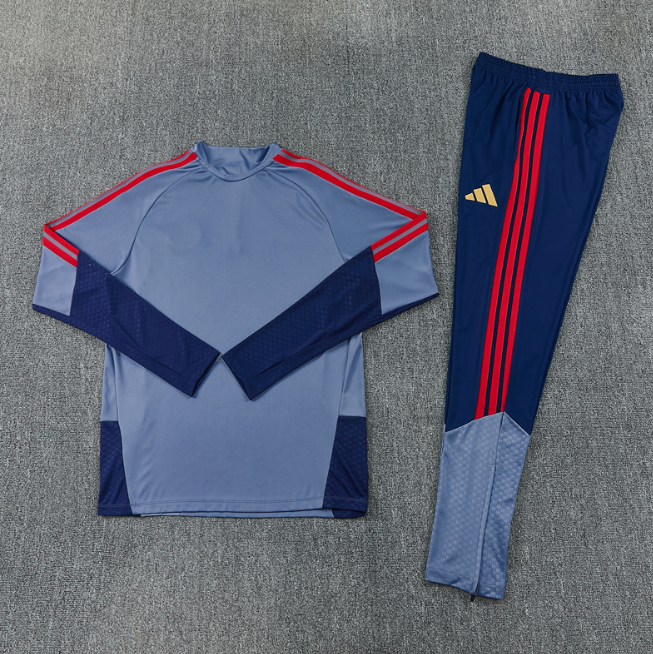 Bayren 2026/2027 1/4 zipper tracksuit grey