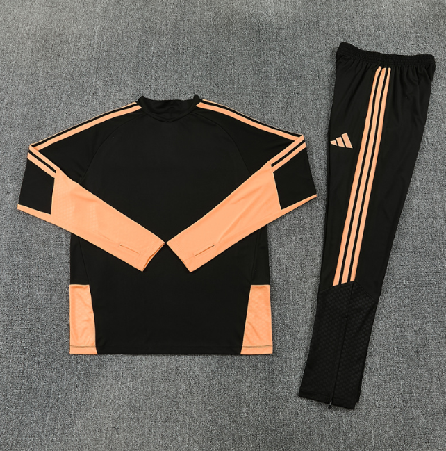 Arsenal 2025/2026 1/4 zipper tracksuit black
