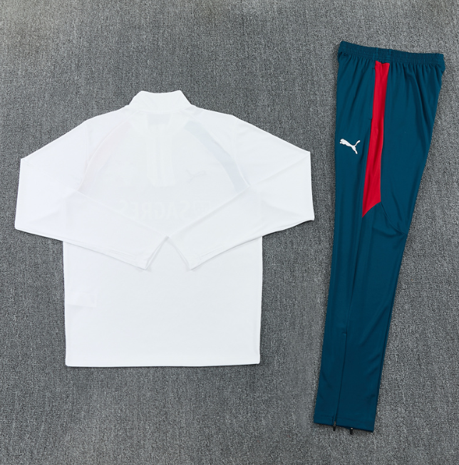Portugal 2026 1/4 zipper tracksuit white