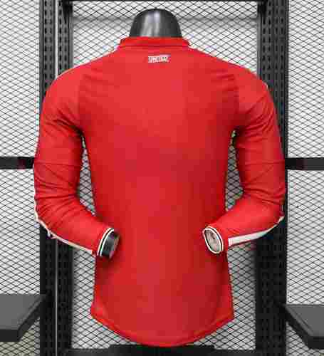 Manchester United 2026/2027 home shirt Player Version long sleeves