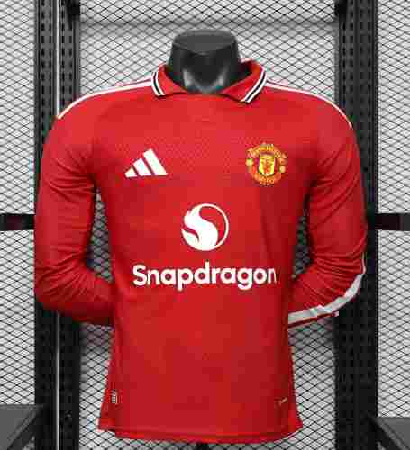 Manchester United 2026/2027 home shirt Player Version long sleeves