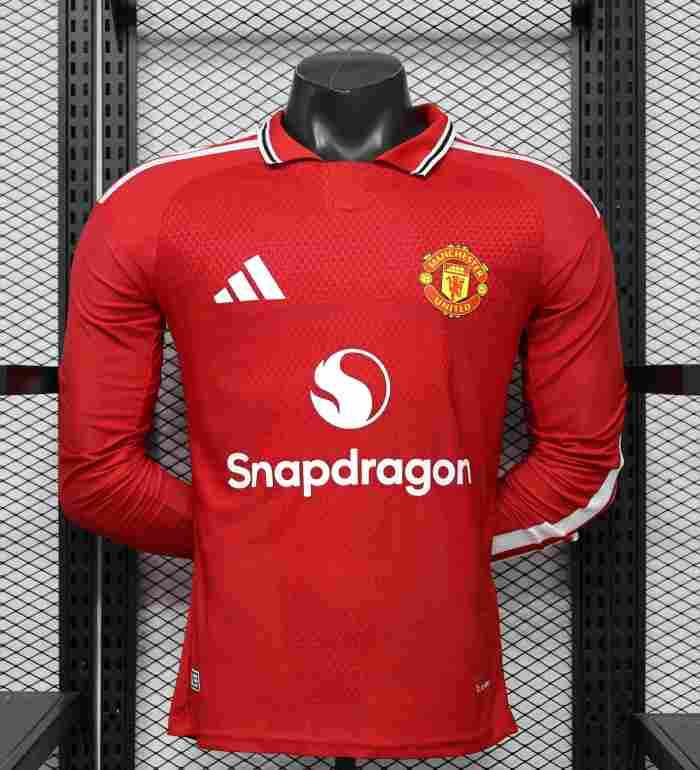 Manchester United 2026/2027 home shirt Player Version long sleeves