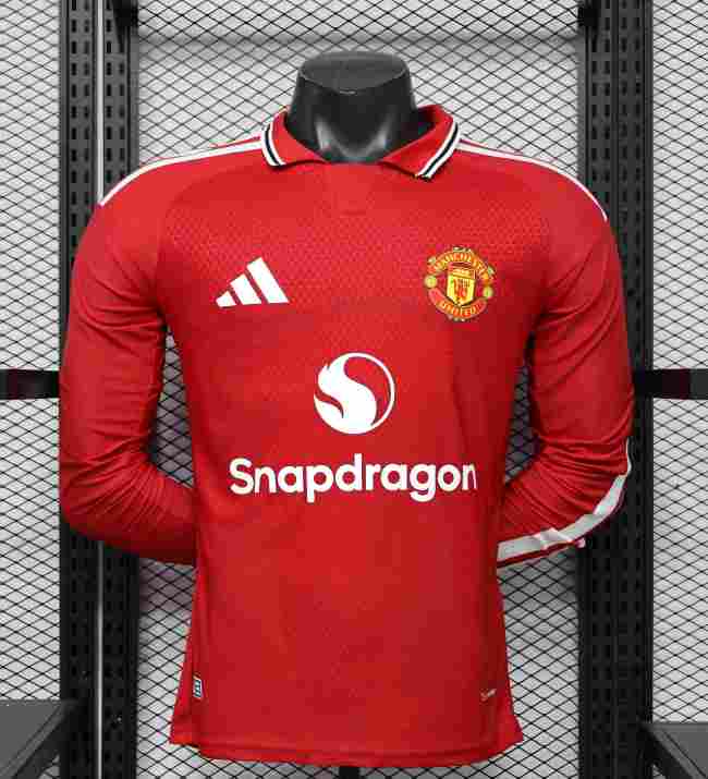 Manchester United 2026/2027 home shirt Player Version long sleeves