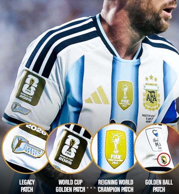 Argentina 2026 away shirt Messi player version