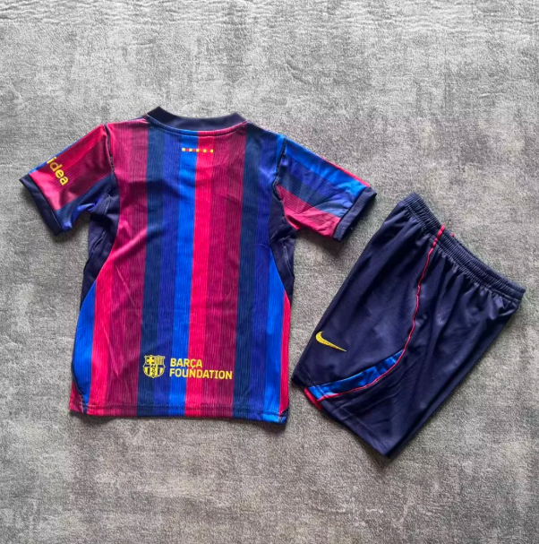 Barcelona 2026/2027 home full set kit (Adult and Kids)