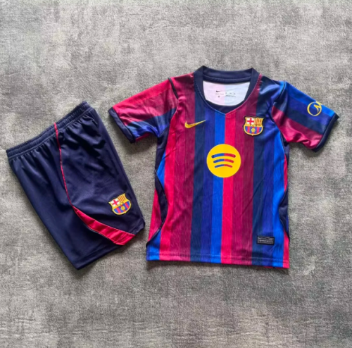 Barcelona 2026/2027 home full set kit (Adult and Kids)
