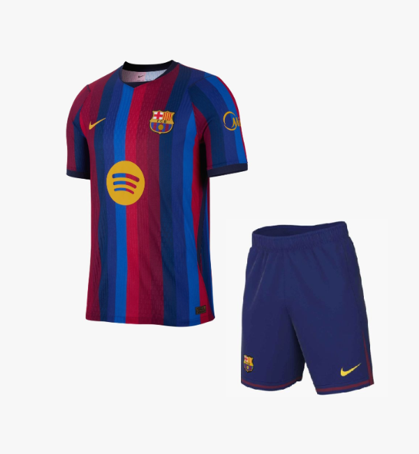 Barcelona 2026/2027 home full set kit (Adult and Kids)