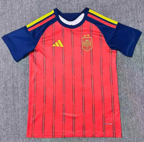 Spain 2026 home shirt (2 stars with 2026 golden patch)