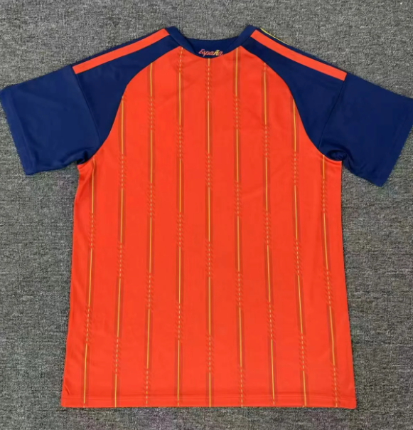 Spain 2026 home shirt (2 stars with 2026 golden patch)