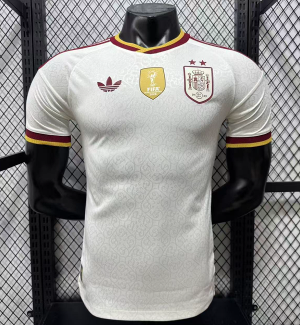Spain 2026 away shirt player version (2 stars with golden patch)