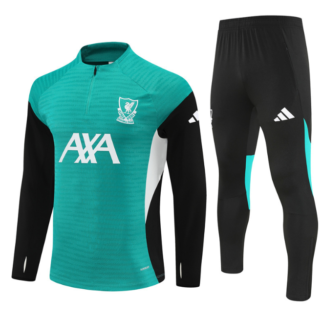 Liverpool 2025/2026 1/4 zipper tracksuit green