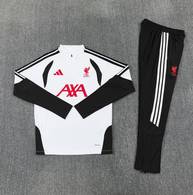 Liverpool 2026/2027 1/4 zipper tracksuit white