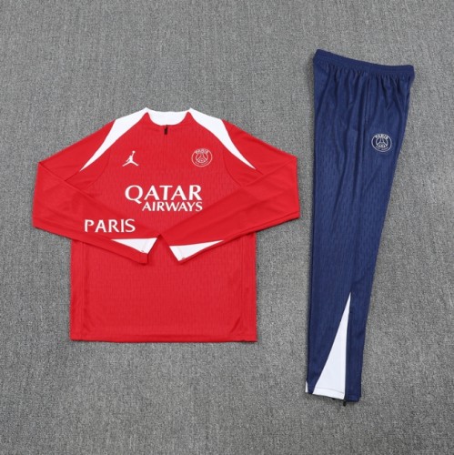PSA 2025/2026 1/4 zipper tracksuit red