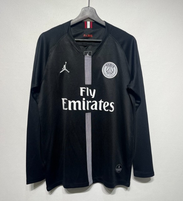 PSB 2018/2019 third retro shirt (long sleeve) Mbappe Neymar