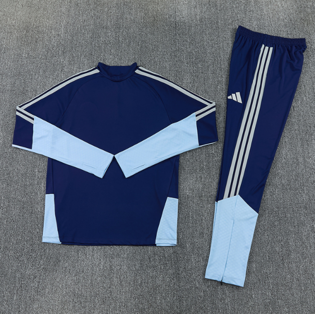 Ajax 2026/2027 1/4 zipper tracksuit royal blue