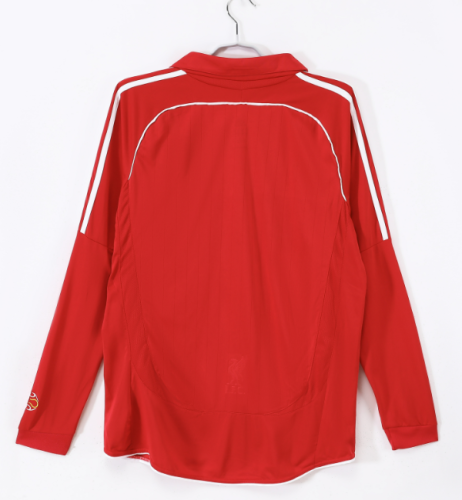 Liverpool 2006/2008 home retro shirt (long sleeve)