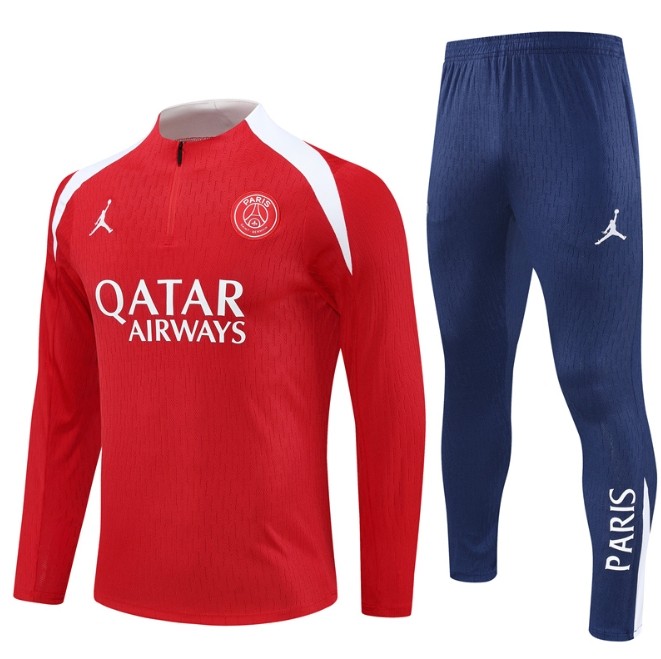 PSA 2025/2026 1/4 zipper tracksuit red