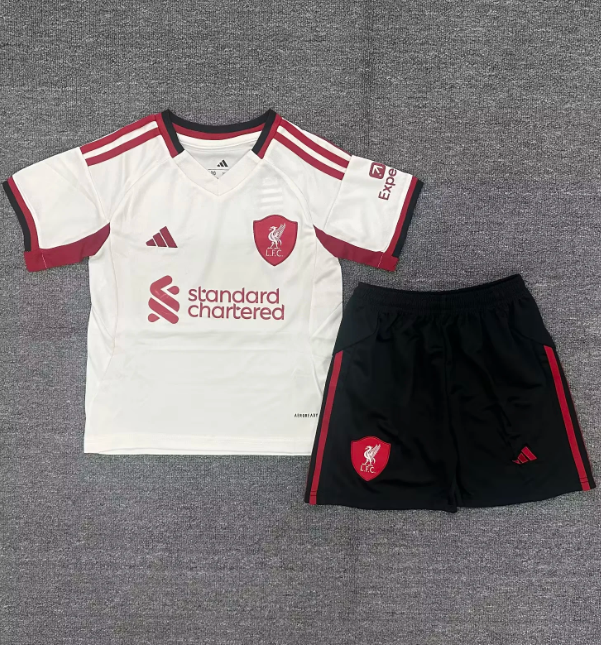 Liverpool 2025/2026 away full set kit (Adult and Kids)