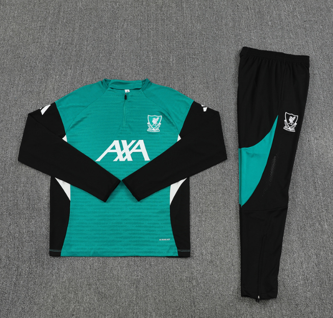 Liverpool 2025/2026 1/4 zipper tracksuit green
