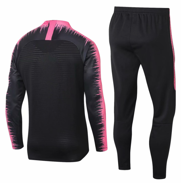 PSA 2018/2019 1/4 zipper retro tracksuit black