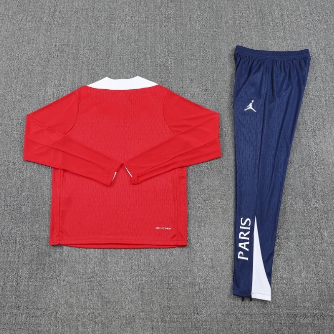 PSA 2025/2026 1/4 zipper tracksuit red