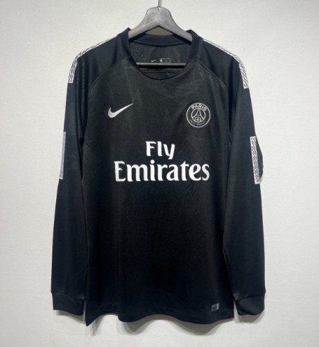 PSA 2017/2018 third retro shirt (long sleeve)  Mbappe Neymar