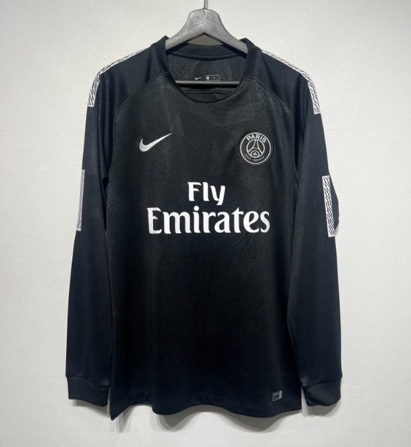 PSA 2017/2018 third retro shirt (long sleeve)  Mbappe Neymar