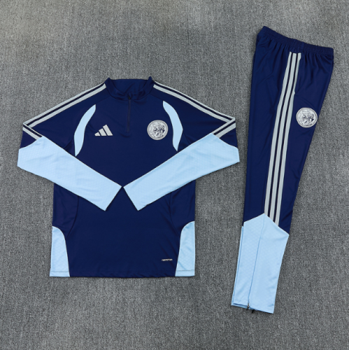 Ajax 2026/2027 1/4 zipper tracksuit royal blue