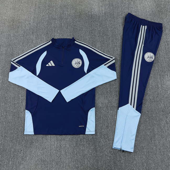 Ajax 2026/2027 1/4 zipper tracksuit royal blue