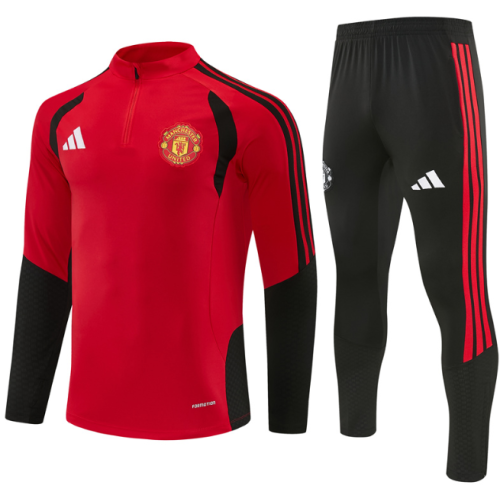 Manchester Unitde 2026/2027 1/4 zipper tracksuit red