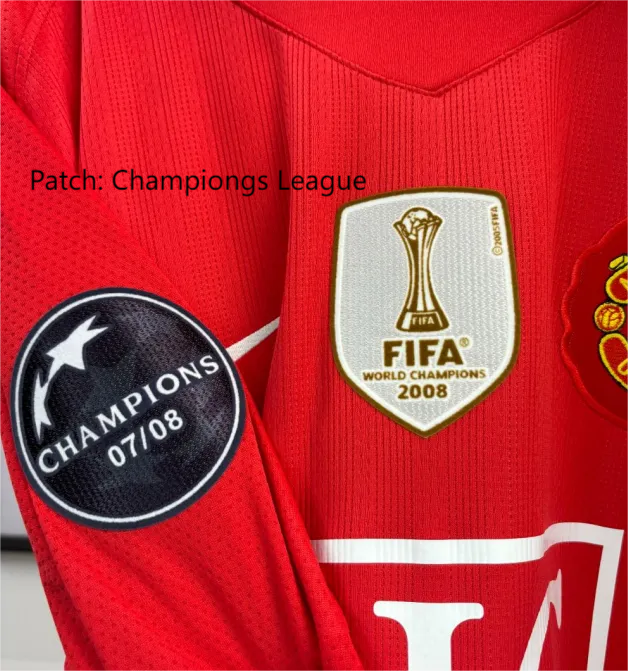 Manchester Unitde  2008/2009 home retro shirt Ronaldo