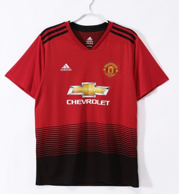 Manchester Unitde  2018/2019 home retro shirt Rashford Pogba