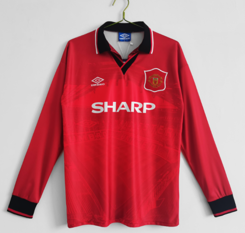 Manchester Unitde  1994/1995 home retro shirt (long sleeve) CANTONA
