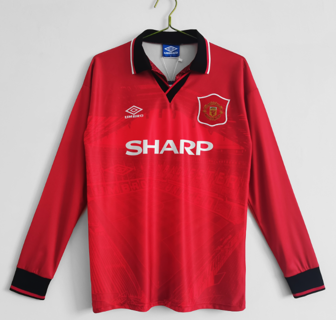 Manchester Unitde  1994/1995 home retro shirt (long sleeve) CANTONA