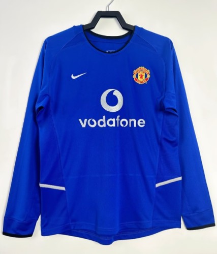 Manchester Unitde  2002/2003 third retro shirt long-sleeve BECKHAM