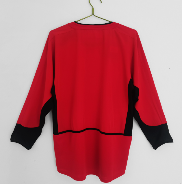 Manchester Unitde  2003/2004 home retro shirt (long sleeve) Ronaldo
