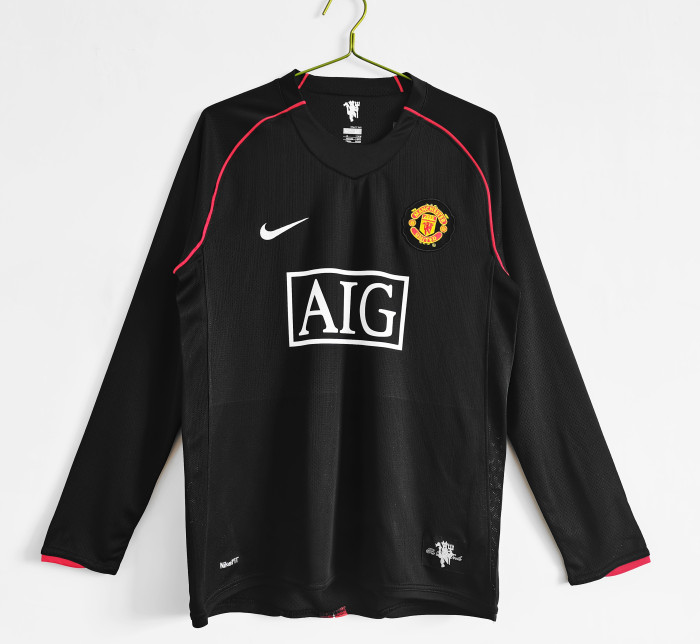 Manchester Unitde 2007/2008 away retro shirt long sleeve Ronaldo