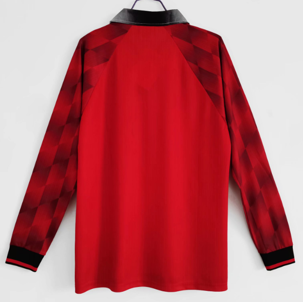 Manchester Unitde 1996/1997 home retro shirt (long sleeve) CANTONA