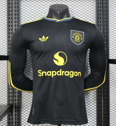 Manchester Unitde  2025/2026 third shirt Player Version long sleeve
