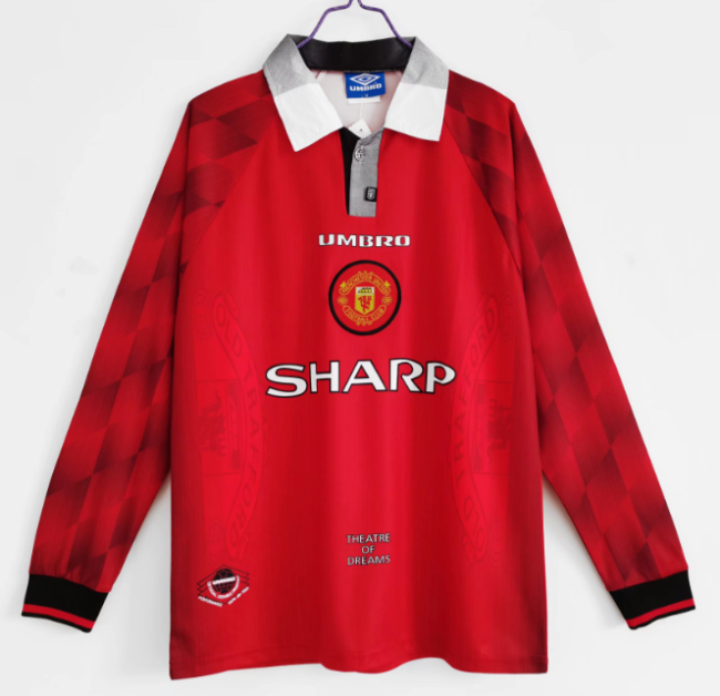 Manchester Unitde 1996/1997 home retro shirt (long sleeve) CANTONA