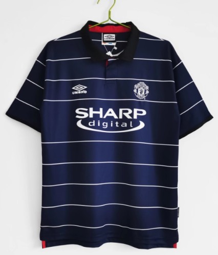 Manchester Unitde  1999/2000 away retro shirt BECKHAM
