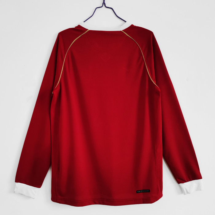 Manchester Unitde 2006/2007 home retro shirt long sleeve Ronaldo