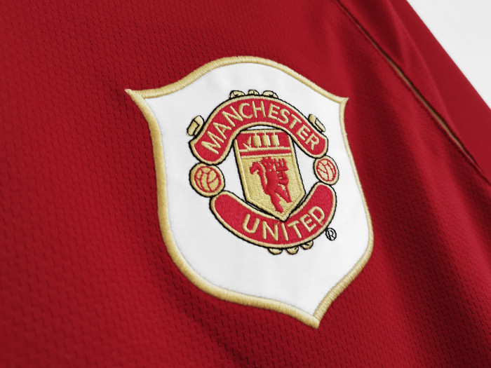 Manchester Unitde 2006/2007 home retro shirt long sleeve Ronaldo